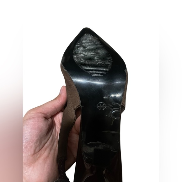 Elegant Brown Women's Slingback Shoes - Picture 3 of 3